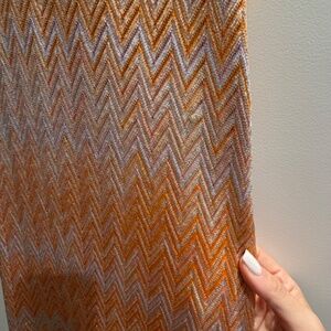 Missoni Vintage - Metallic Orange and Silver Dress - Size Small IT 40